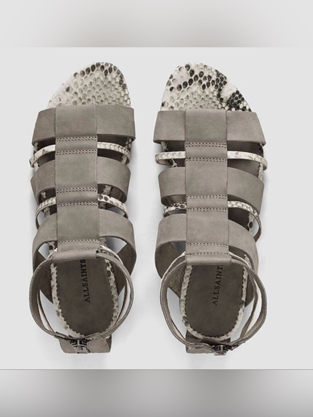 Snakeskin gladiator Phoenix sandal shoe 39 8.5/9